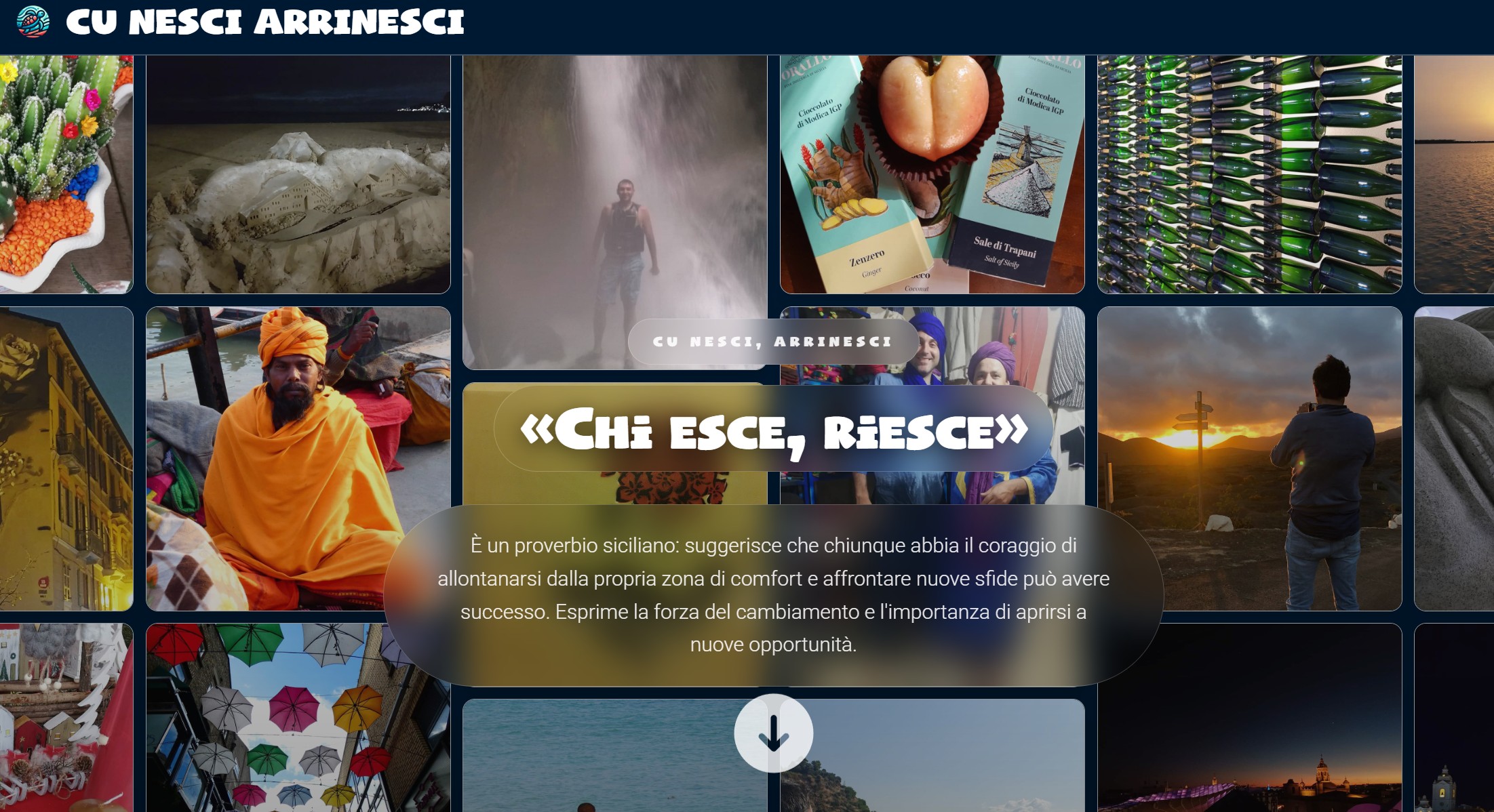 Design and development of the Cu Nesci Arrinesci website